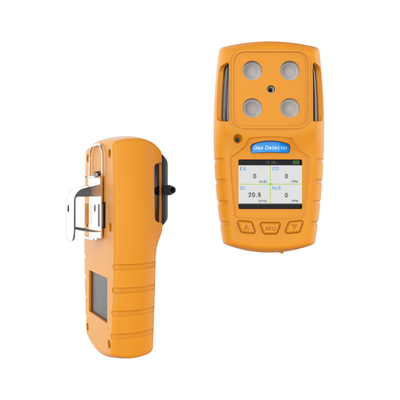 4 در 1 H2s آشکارساز قابل حمل گاز با زنگ هشدار بصری شارژر USB